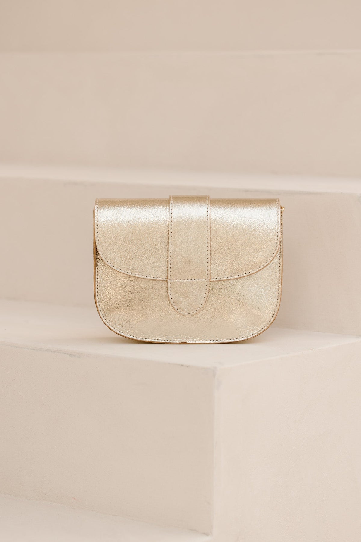 Tas Esdoorn leer goud - Bij Keesje - Bij Keesje