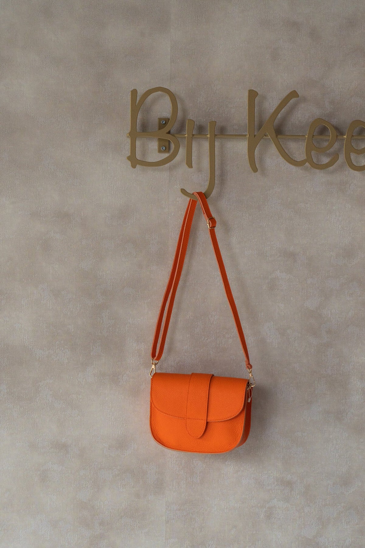 Tas Esdoorn Leer oranje