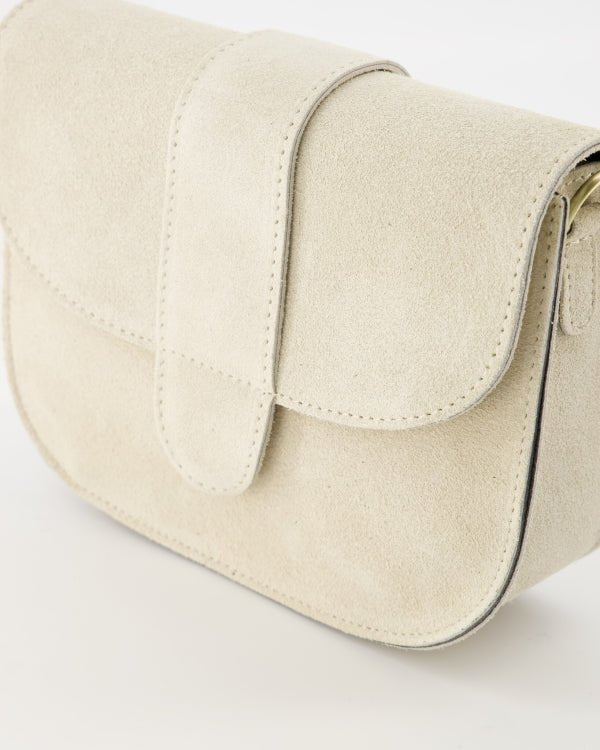 Tas Esdoorn suede cream - Bij Keesje - Bij Keesje - 