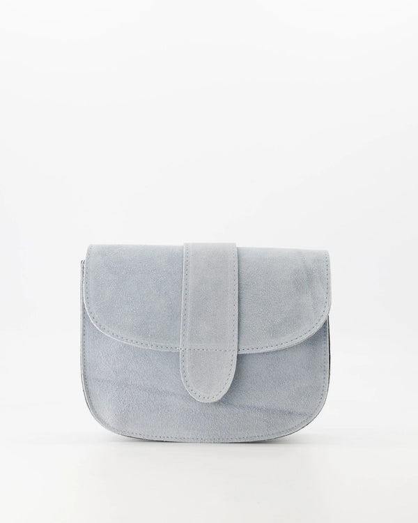 Tas Esdoorn suede lichtblauw - Bij Keesje - Bij Keesje