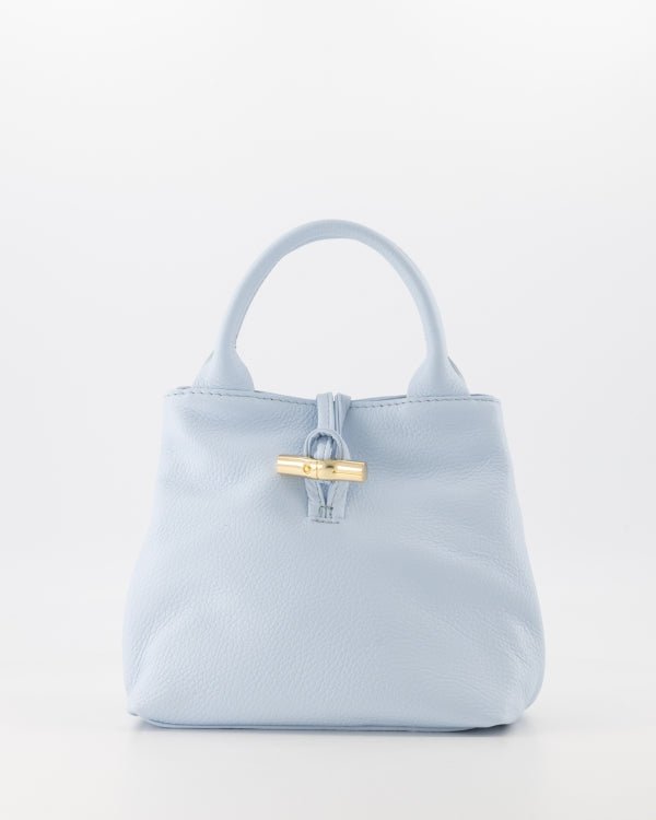 Tas Felicity leer celeste blue - Bij Keesje - Bij Keesje - tas