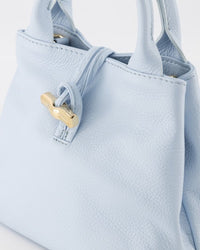 Tas Felicity leer celeste blue - Bij Keesje - Bij Keesje - tas