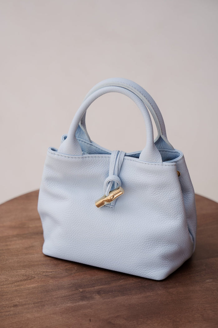 Tas Felicity leer celeste blue - Bij Keesje - Bij Keesje - tas