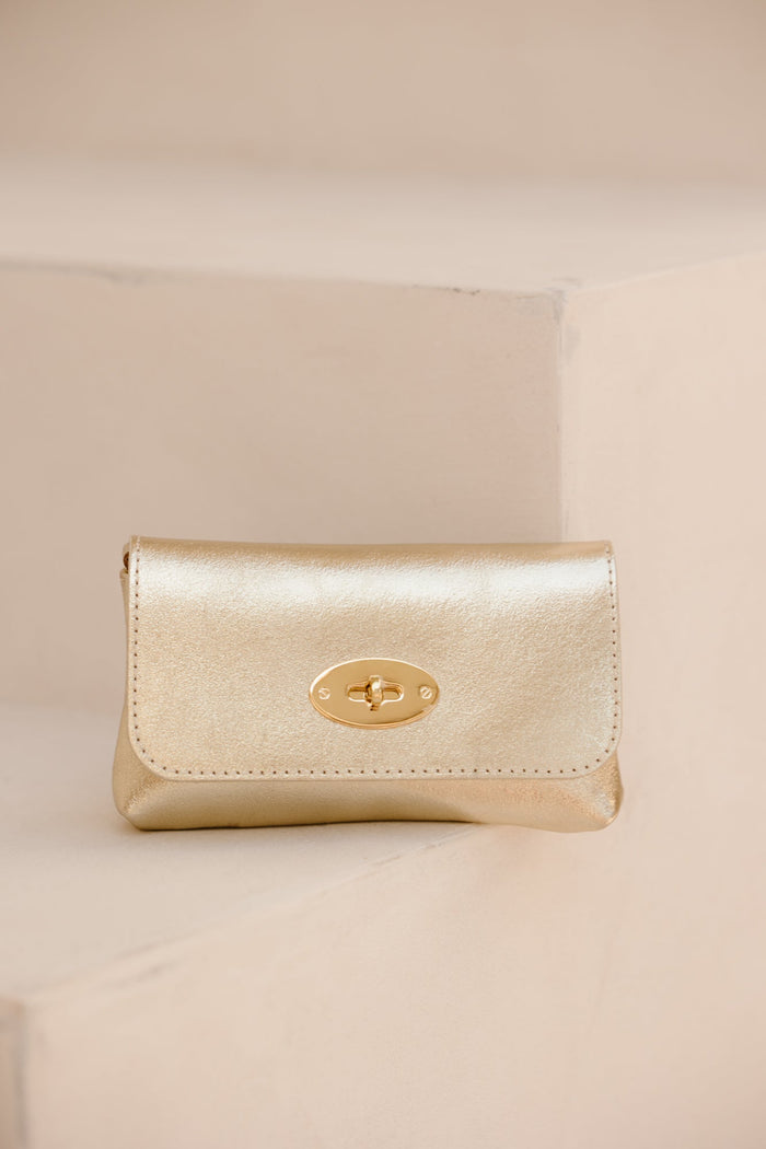 Tas Finley leer goud - Bij Keesje - Bij Keesje