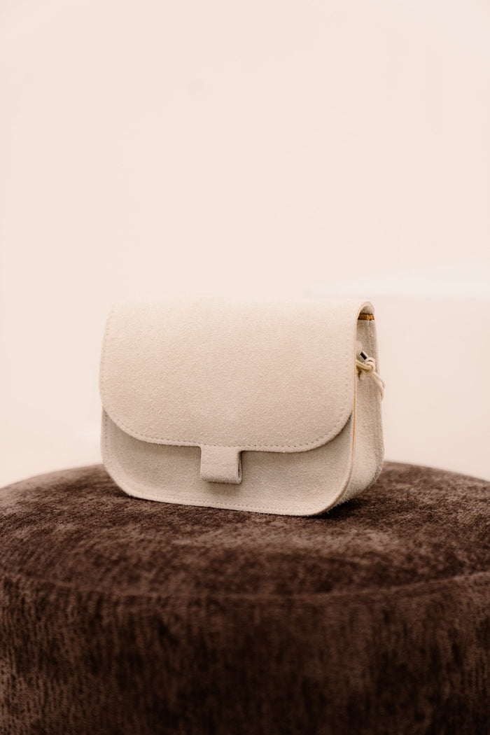 Tas Flora suede creme - Bij Keesje - Bij Keesje - 