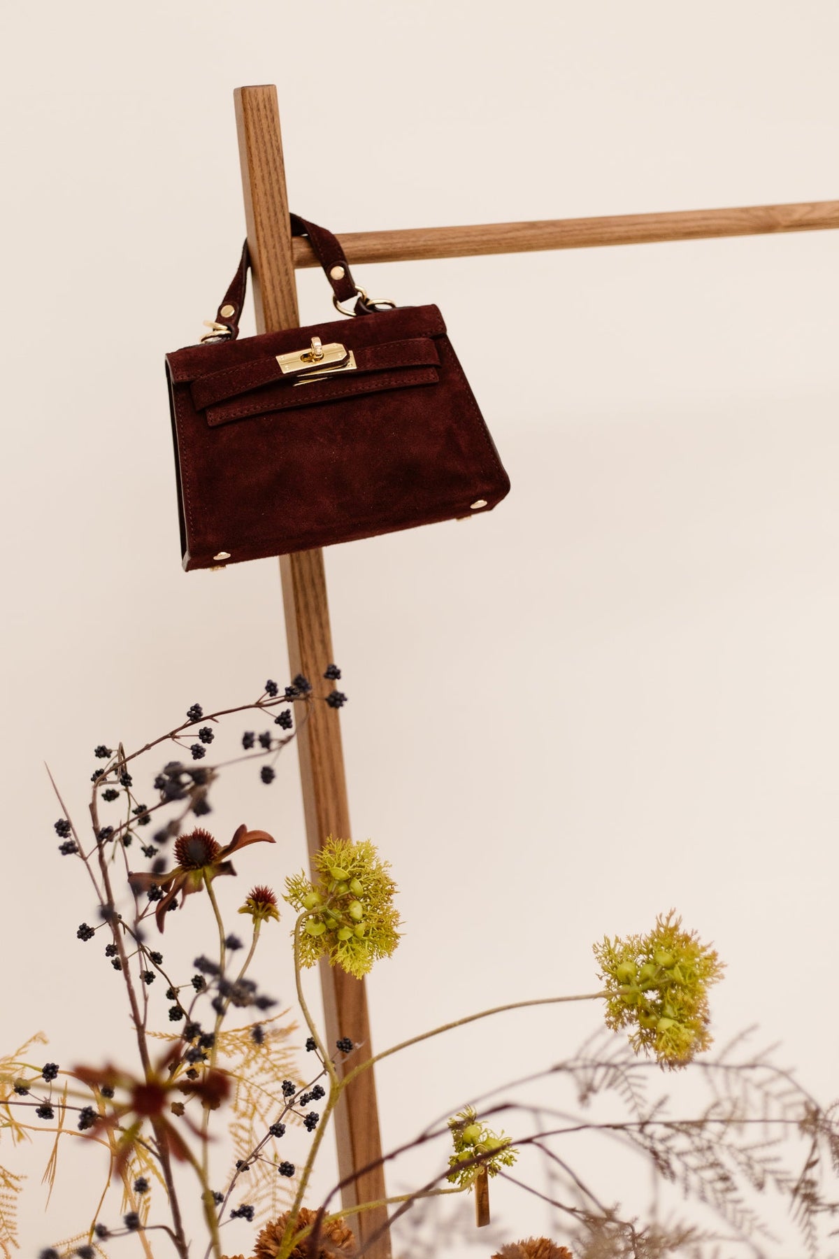 Tas Grace suede bordeaux - Bij Keesje - Bij Keesje - Tas