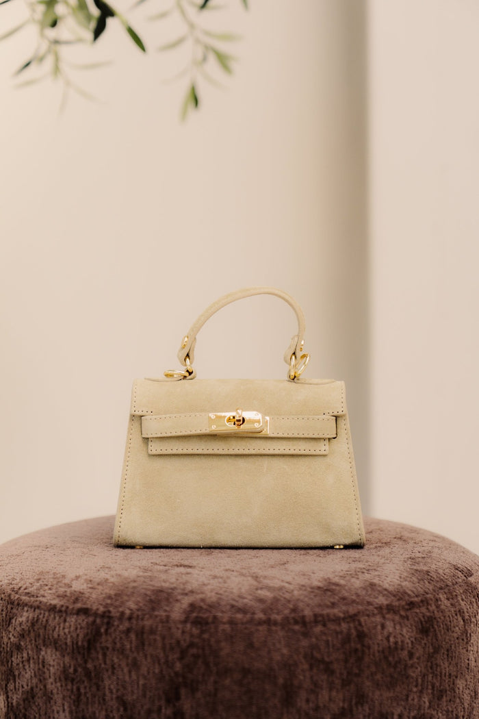 Tas Grace suede sand - Bij Keesje - Bij Keesje - tas