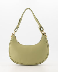 Tas Gwyneth leer moss green - Bij Keesje - Bij Keesje - tas