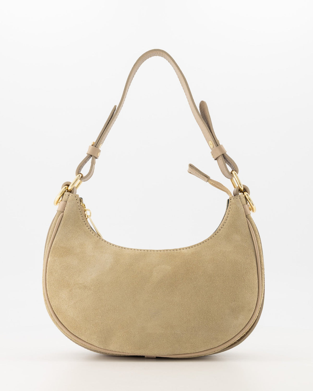 Tas Gwyneth suede taupe - Bij Keesje - Bij Keesje - tas