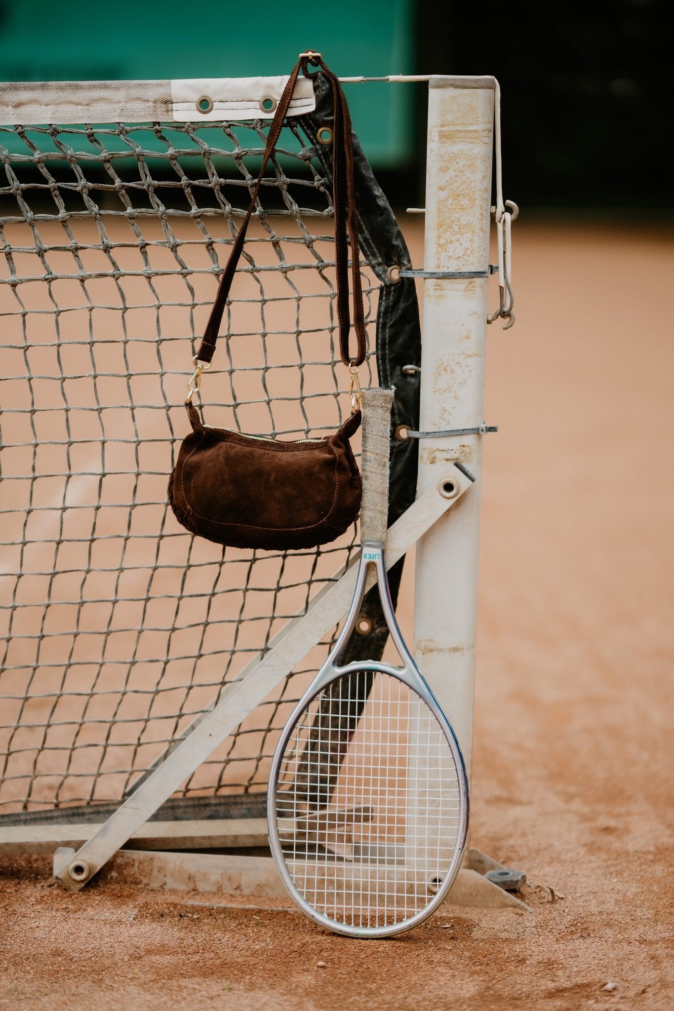 Tas Helin suede donkerbruin - Bij Keesje - Bij Keesje - tas