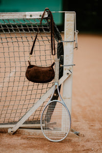Tas Helin suede donkerbruin - Bij Keesje - Bij Keesje - tas