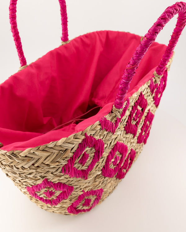Tas Ikat fuchsia - Bij Keesje - Bij Keesje - tas