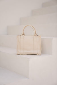 Tas Joby leer ecru - Bij Keesje - Bij Keesje - tas