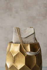 Tas Klaver beige suede - Bij Keesje - Bij Keesje