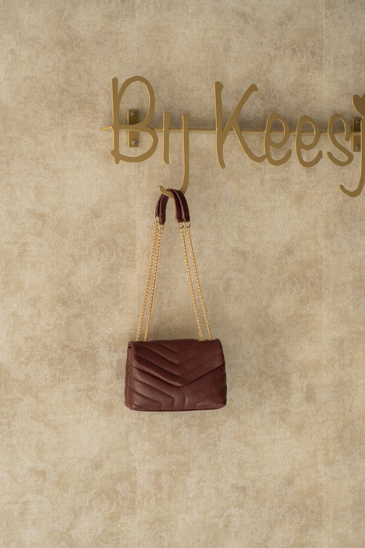 Tas Klaver bordeaux - Bij Keesje - Bij Keesje