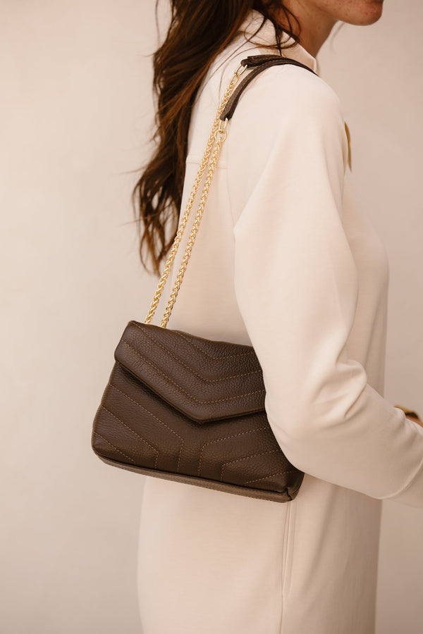 Tas Klaver donkerbruin - Bij Keesje - Bij Keesje