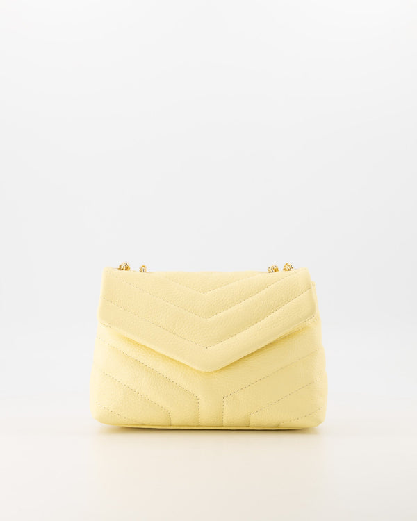 Tas Klaver leer butter yellow - Bij Keesje - Bij Keesje - 