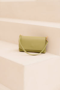 Tas Lara leer Moss Green - Bij Keesje - Bij Keesje - tas