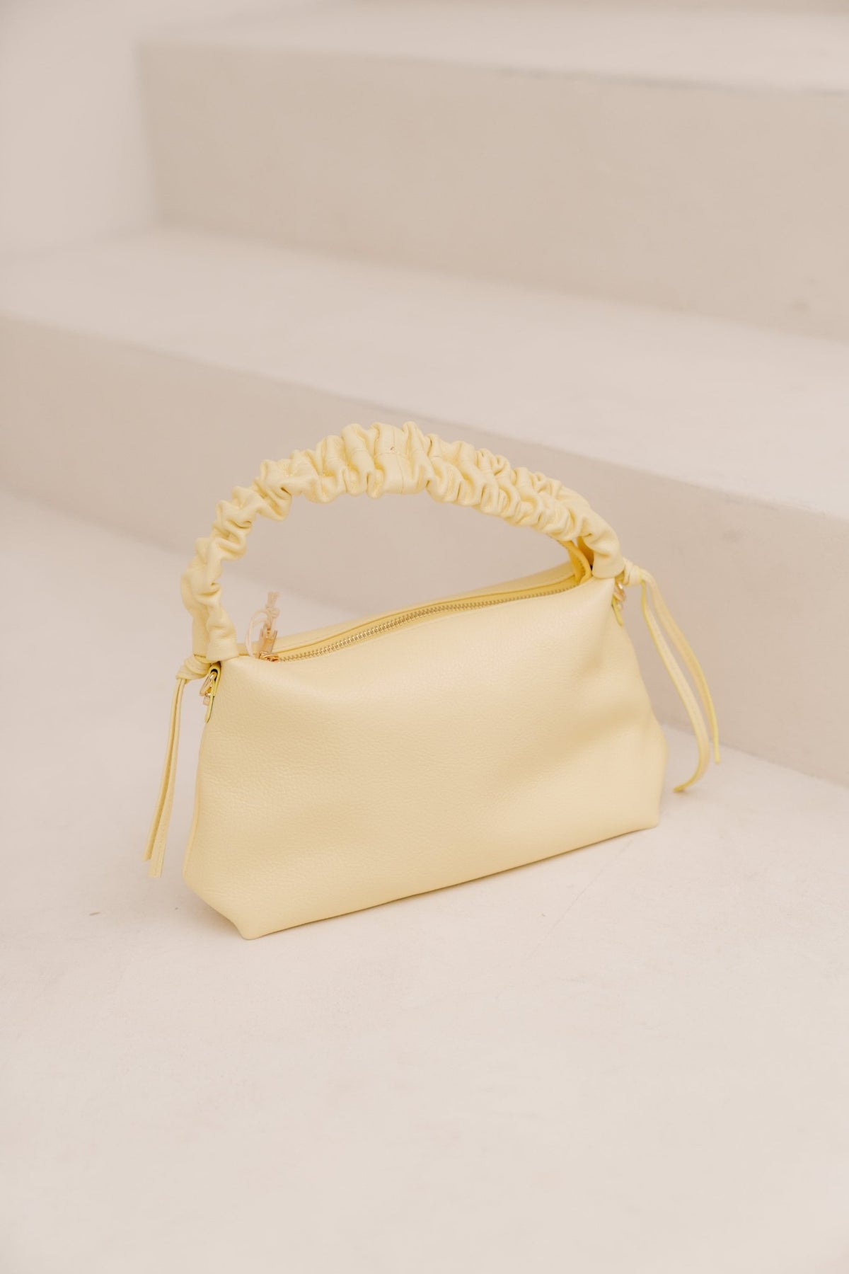 Tas Linde leer butter yellow - Bij Keesje - Bij Keesje - tas