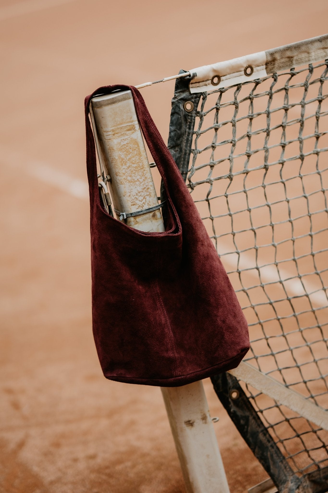 Tas Loreen suede burgundy - Bij Keesje - Bij Keesje - tas