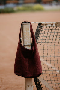 Tas Loreen suede burgundy - Bij Keesje - Bij Keesje - tas