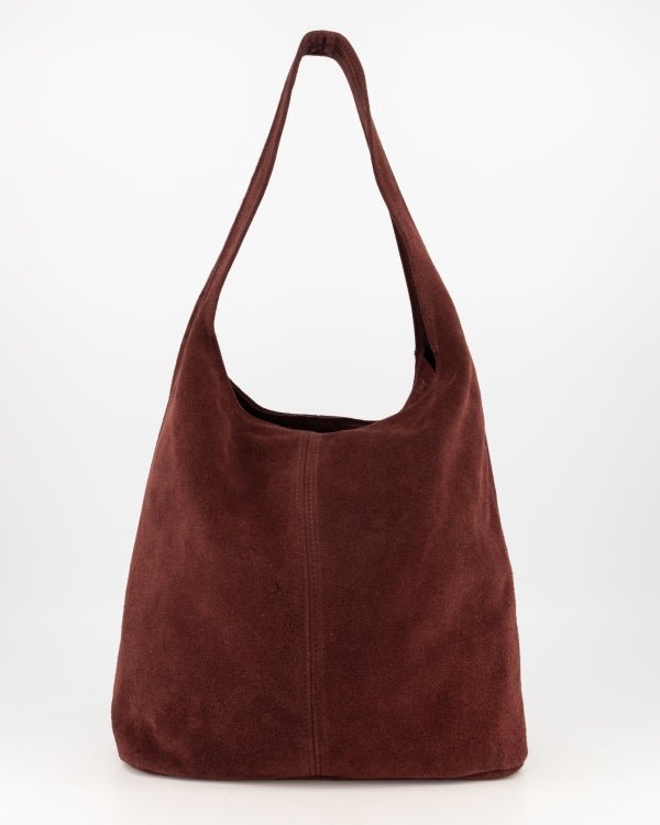 Tas Loreen suede burgundy - Bij Keesje - Bij Keesje - tas