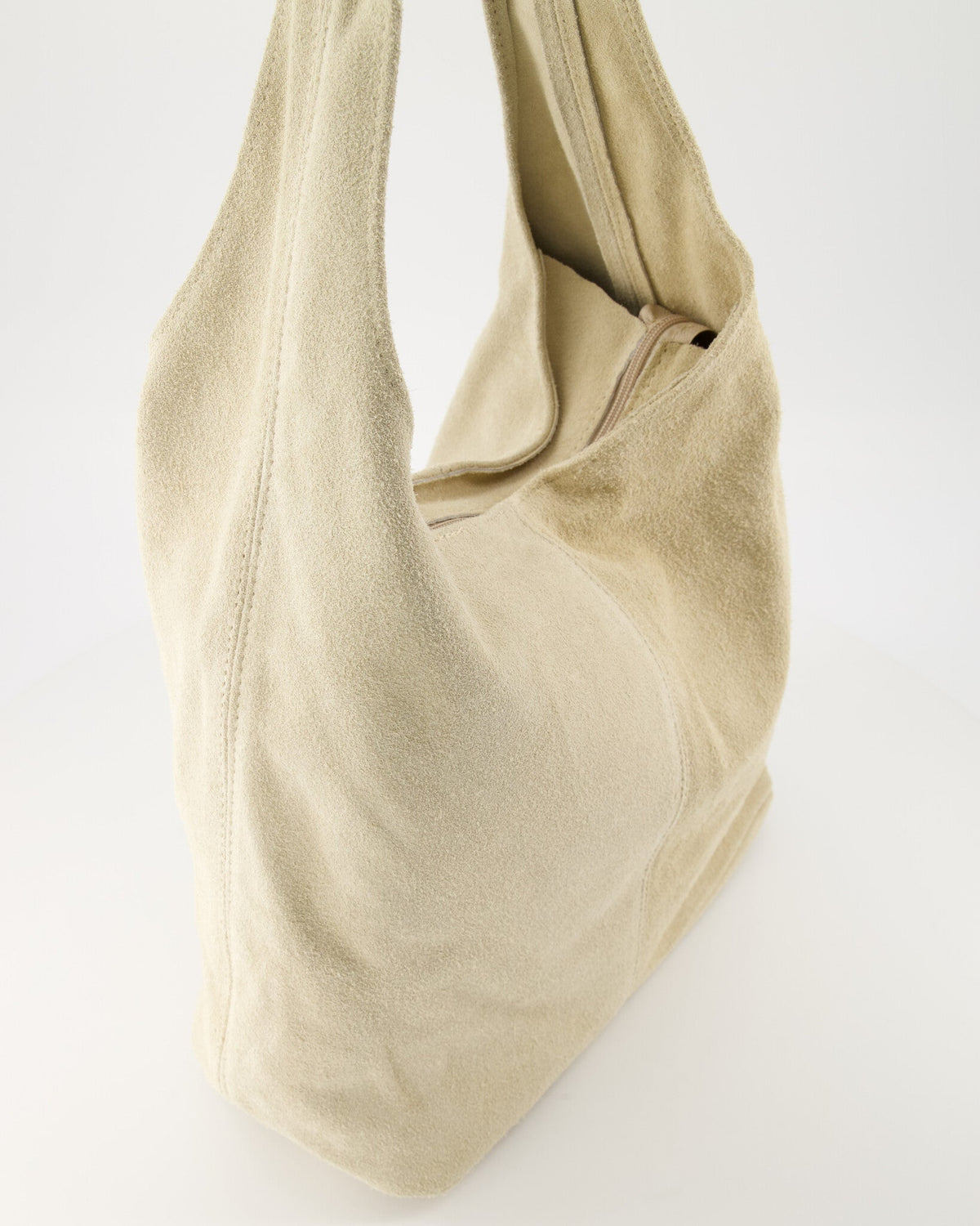 Tas Loreen suede cream - Bij Keesje - Bij Keesje - tas