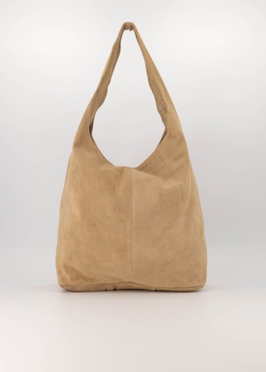 Tas Loreen suede sand - Bij Keesje - Bij Keesje