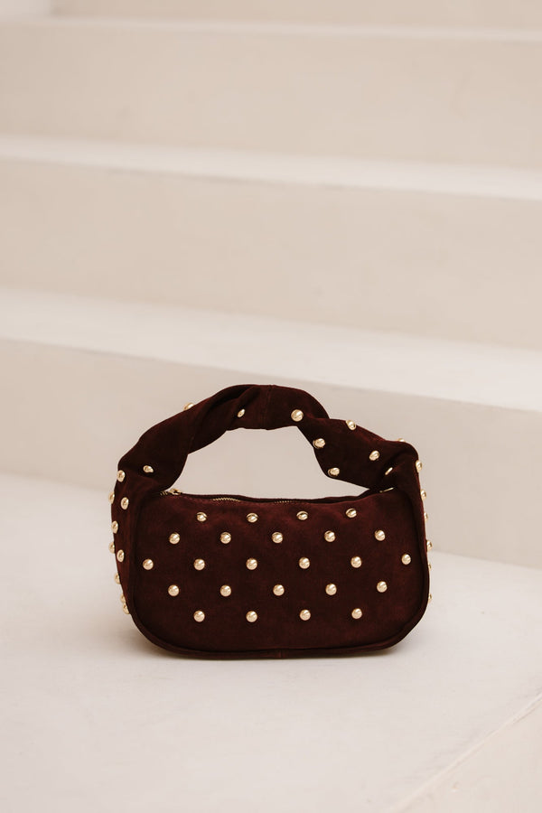 Tas Lottie suede bordeaux - Bij Keesje - Bij Keesje