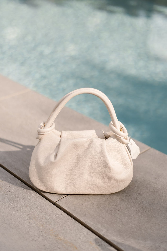 Tas Lucca leer ecru - Bij Keesje - Bij Keesje - tas