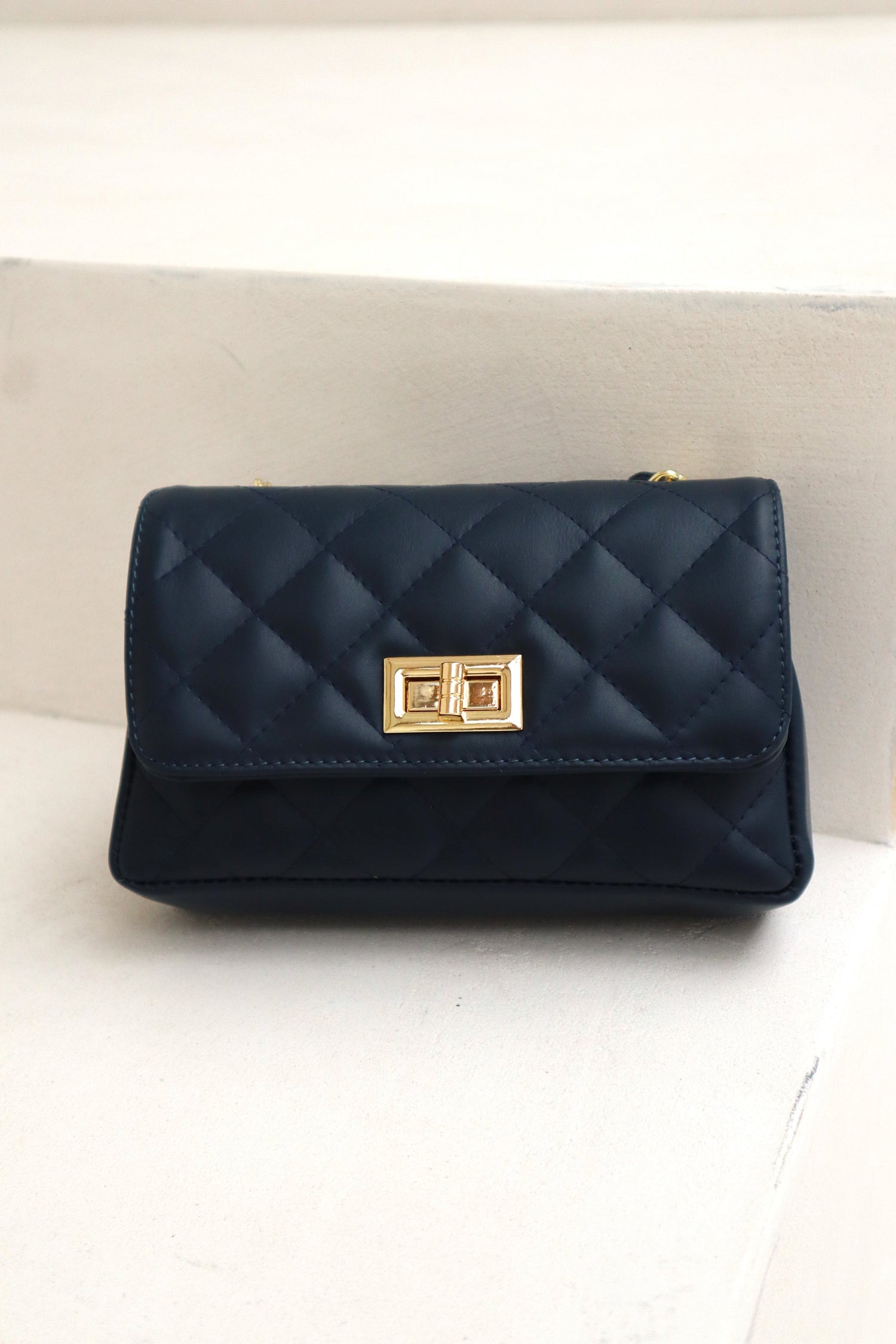 Tas madelief klein donkerblauw - Bij Keesje - Bij Keesje