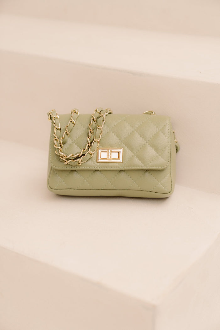 Tas madelief klein moss green - Bij Keesje - Bij Keesje - tas