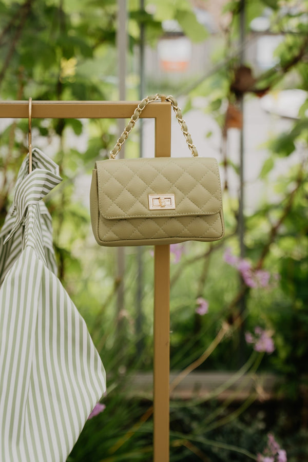 Tas madelief klein moss green - Bij Keesje - Bij Keesje - tas