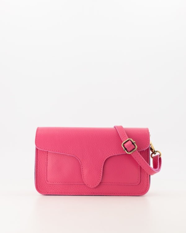 Tas Margot leer flamingo - Bij Keesje - Bij Keesje - tas