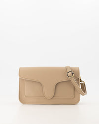 Tas Margot leer taupe - Bij Keesje - Bij Keesje - tas