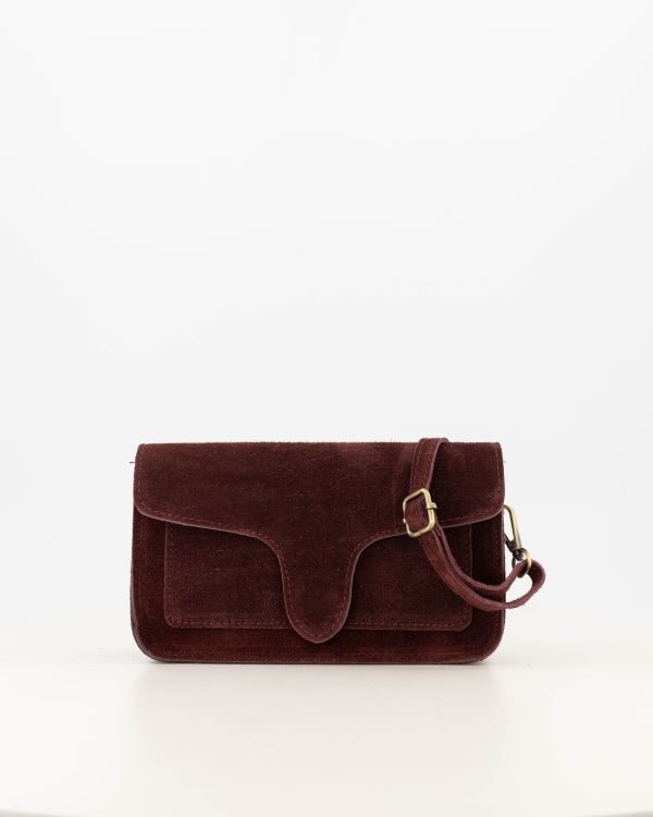 Tas Margot suede bordeaux - Bij Keesje - Bij Keesje - Tas