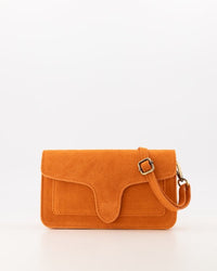 Tas Margot suede oranje - Bij Keesje - Bij Keesje - tas