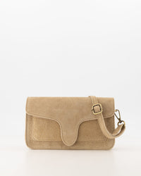 Tas Margot suede sand - Bij Keesje - Bij Keesje - tas