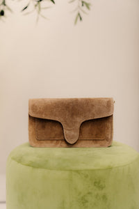 Tas Margot suede taupe - Bij Keesje - Bij Keesje - tas