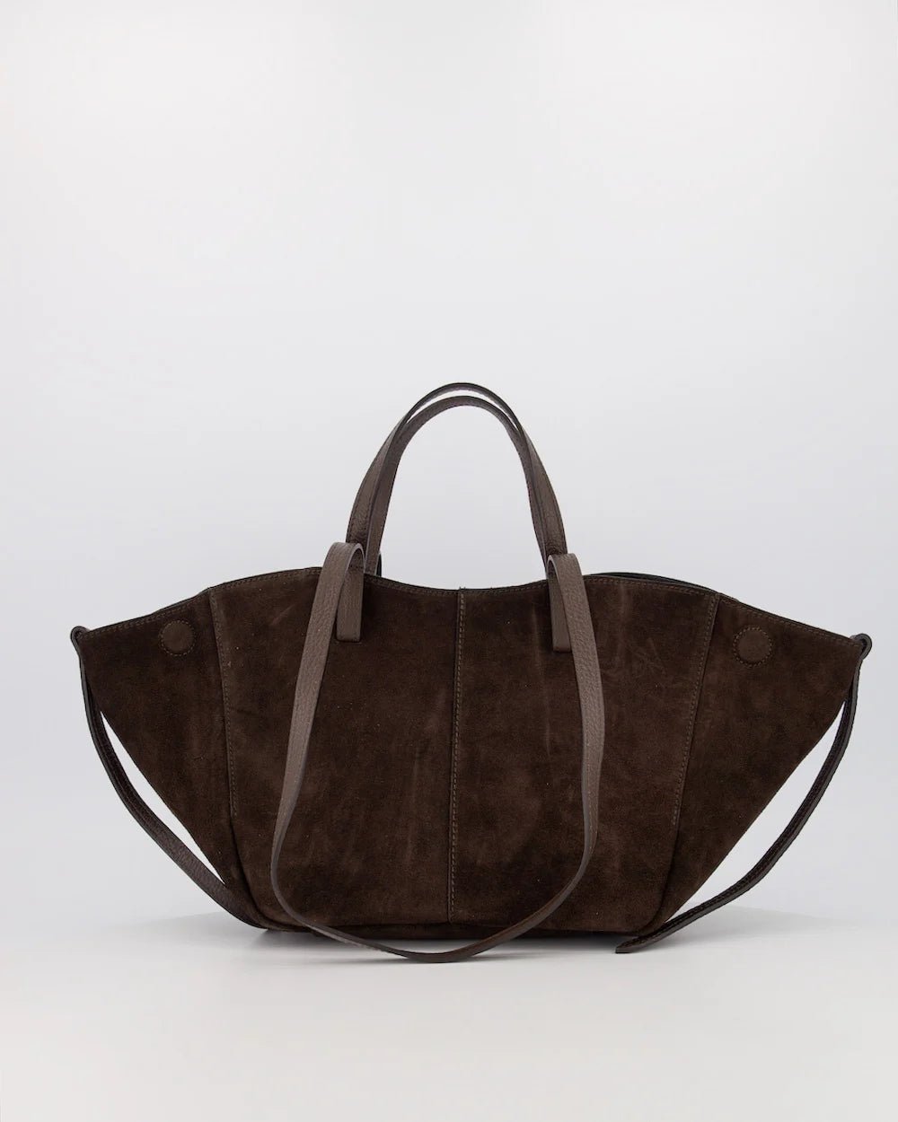 Tas Martha suede donkerbruin - Bij Keesje - Bij Keesje