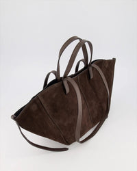 Tas Martha suede donkerbruin - Bij Keesje - Bij Keesje