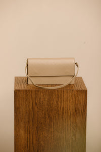 Tas Ophelia leer taupe - Bij Keesje - Bij Keesje