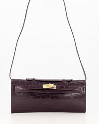 Tas Palermo croco bordeaux - Bij Keesje - Bij Keesje - tas