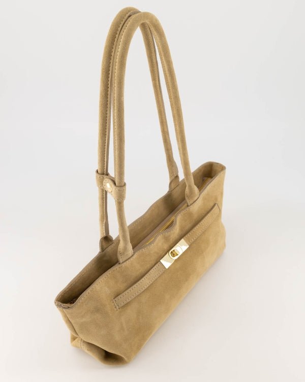 Tas Peet suede zand - Bij Keesje - Bij Keesje - tas