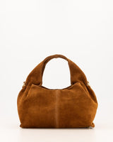 Tas Polly suede cognac
