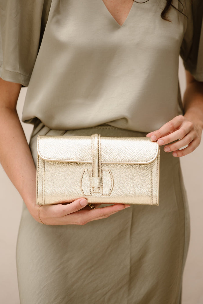 Tas Quinn goud - Bij Keesje - Bij Keesje