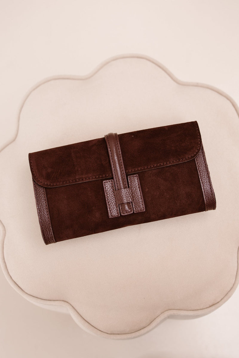 Tas Quinn suede bordeaux - Bij Keesje - Bij Keesje