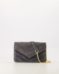 Tas Roos suede antraciet - Bij Keesje - Bij Keesje