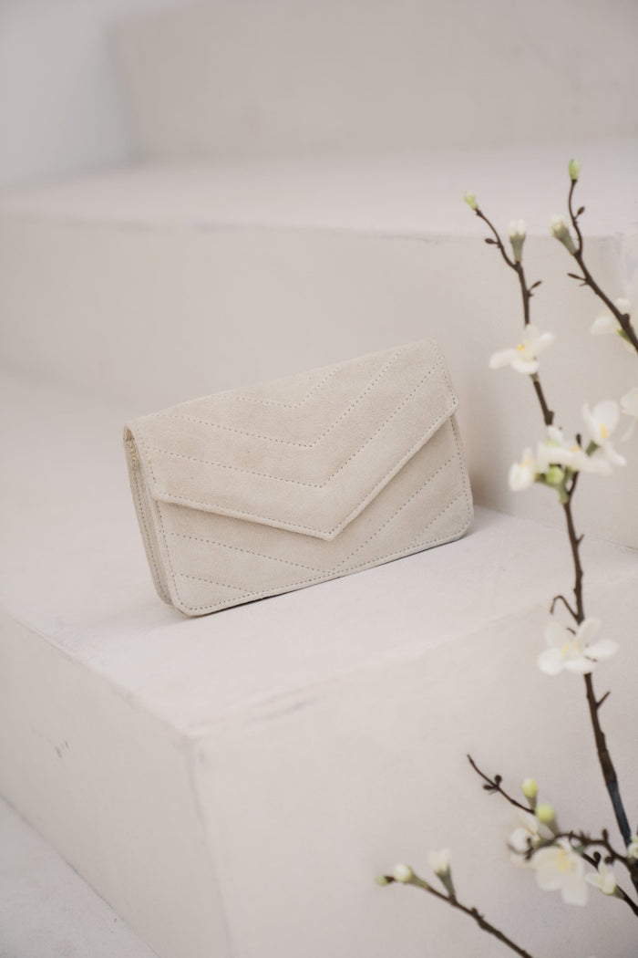 Tas Roos suede cream - Bij Keesje - Bij Keesje - 