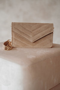Tas Roos suede zand